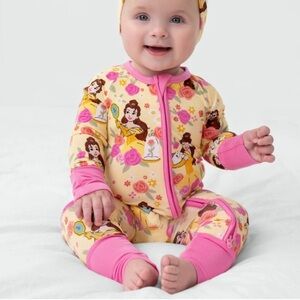 Disney Little Sleepies Belle Zippy Pajamas